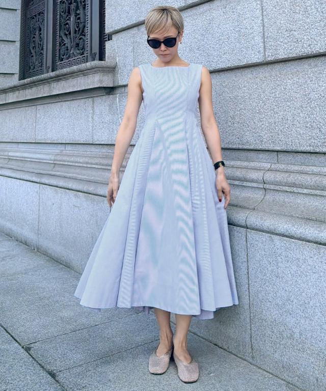 ストライプマリンワンピース（eco素材）_sty26ss-op13