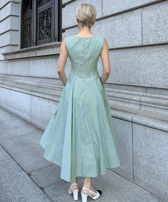 ストライプマリンワンピース（eco素材）_sty26ss-op13