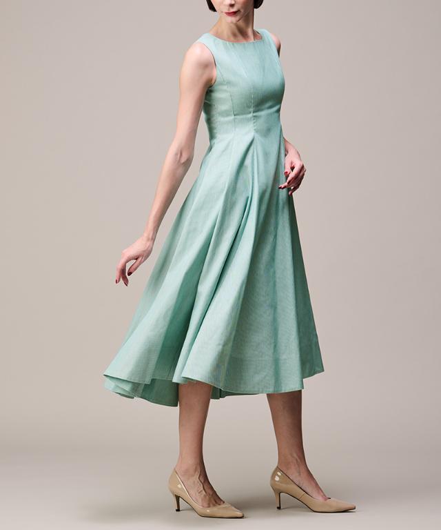 ストライプマリンワンピース（eco素材）_sty26ss-op13