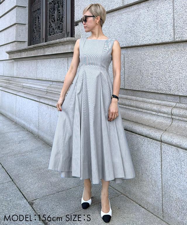 ストライプマリンワンピース（eco素材）_sty26ss-op13