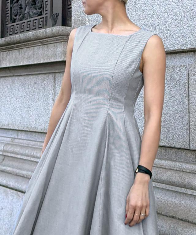 ストライプマリンワンピース（eco素材）_sty26ss-op13