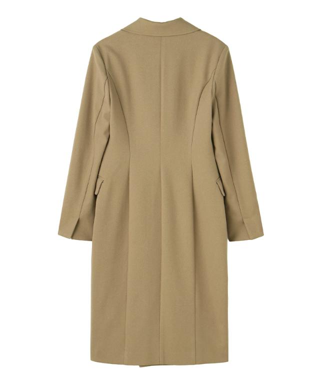 ZIPジャケット風ワンピース（防シワ生地）_sty26ss-op16