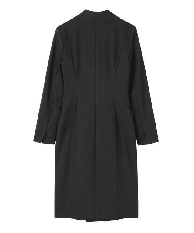 ZIPジャケット風ワンピース（防シワ生地）_sty26ss-op16