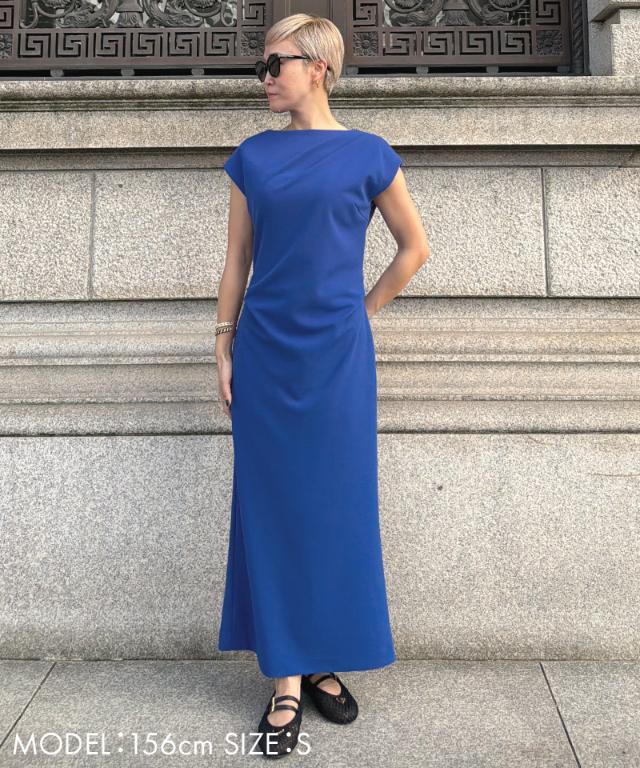 ドレープカットストレッチワンピース_sty26ss-op18