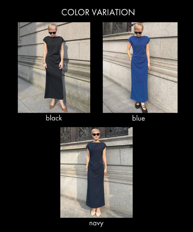 ドレープカットストレッチワンピース_sty26ss-op18