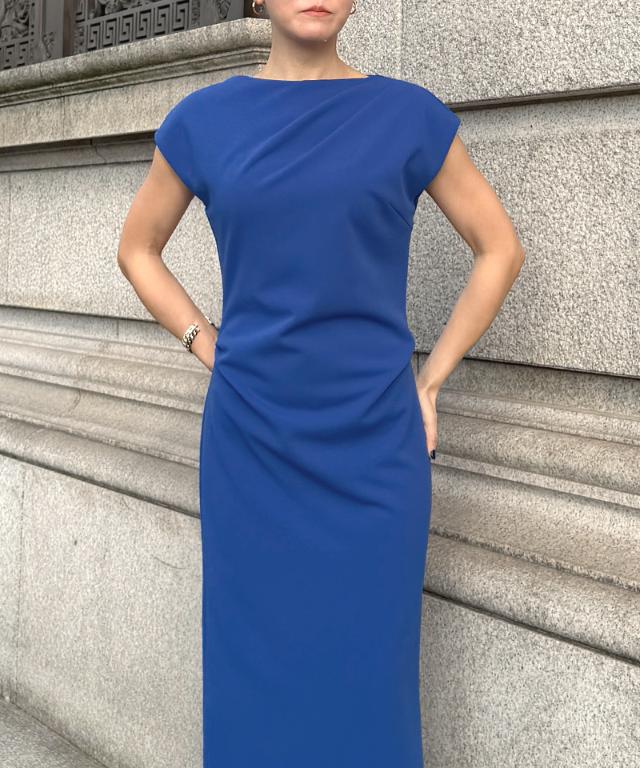 ドレープカットストレッチワンピース_sty26ss-op18