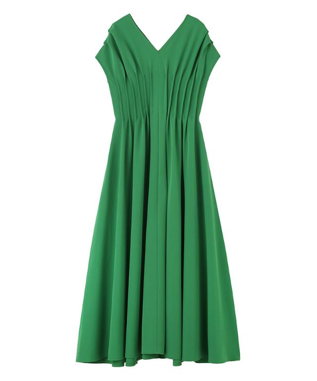 タック立体ドレスワンピ(防シワ・接触冷感・eco素材)_sty26ss-op19