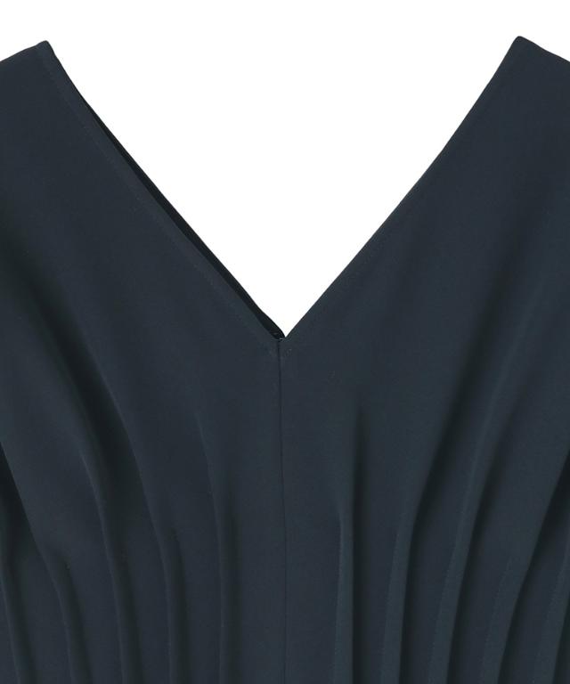 タック立体ドレスワンピ(防シワ・接触冷感・eco素材)_sty26ss-op19