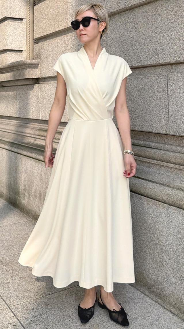 タックカットソーワンピース