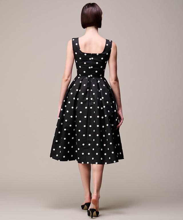 ボリュームドットワンピース（日本生地）_sty26ss-op30