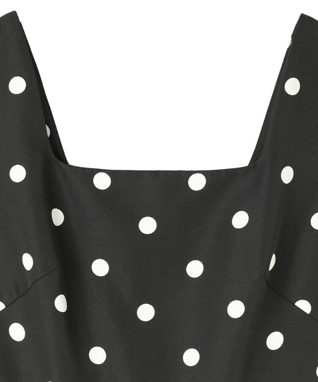 ボリュームドットワンピース（日本生地）_sty26ss-op30