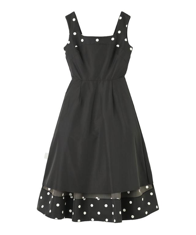 ボリュームドットワンピース（日本生地）_sty26ss-op30