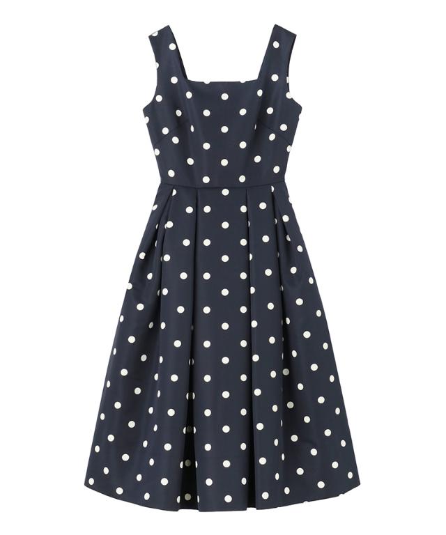 ボリュームドットワンピース（日本生地）_sty26ss-op30