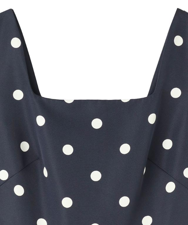 ボリュームドットワンピース（日本生地）_sty26ss-op30