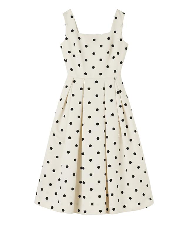 ボリュームドットワンピース（日本生地）_sty26ss-op30