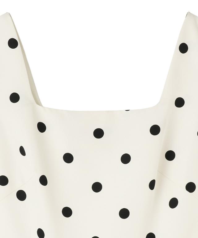 ボリュームドットワンピース（日本生地）_sty26ss-op30