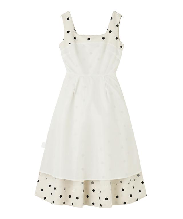 ボリュームドットワンピース（日本生地）_sty26ss-op30