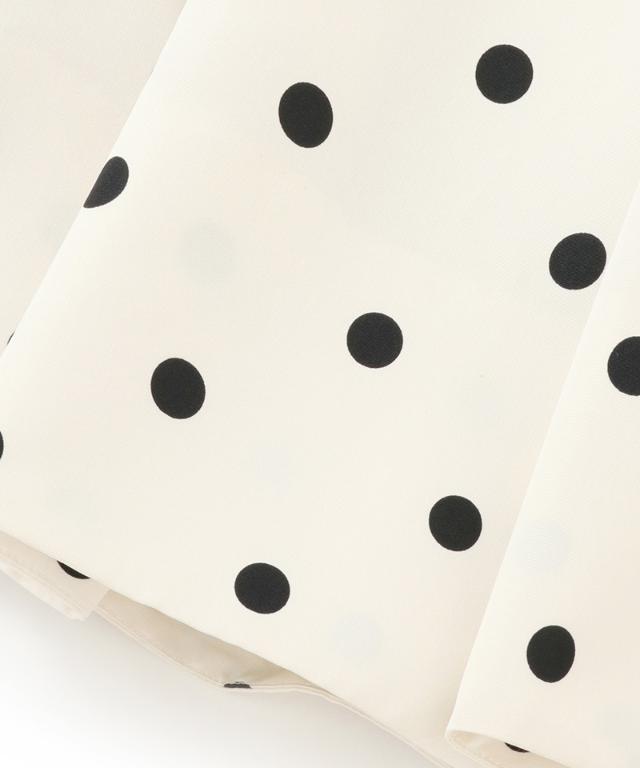 ボリュームドットワンピース（日本生地）_sty26ss-op30