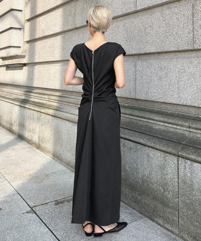 Iライン美シルエットワンピース_sty26ss-op47