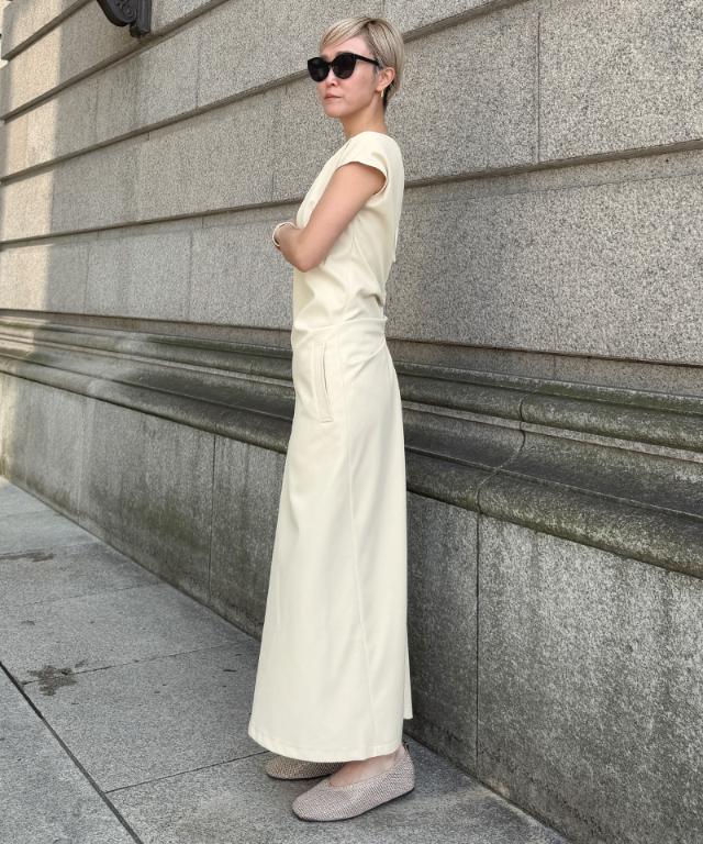 Iライン美シルエットワンピース_sty26ss-op47