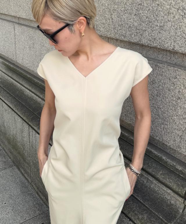 Iライン美シルエットワンピース_sty26ss-op47