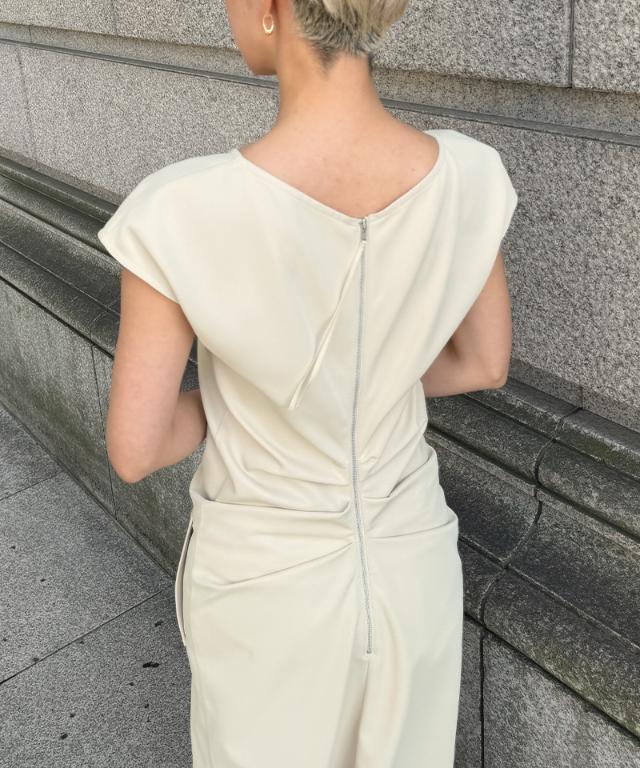 Iライン美シルエットワンピース_sty26ss-op47