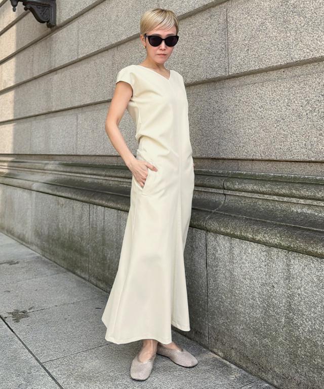 Iライン美シルエットワンピース_sty26ss-op47