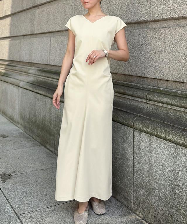 Iライン美シルエットワンピース_sty26ss-op47