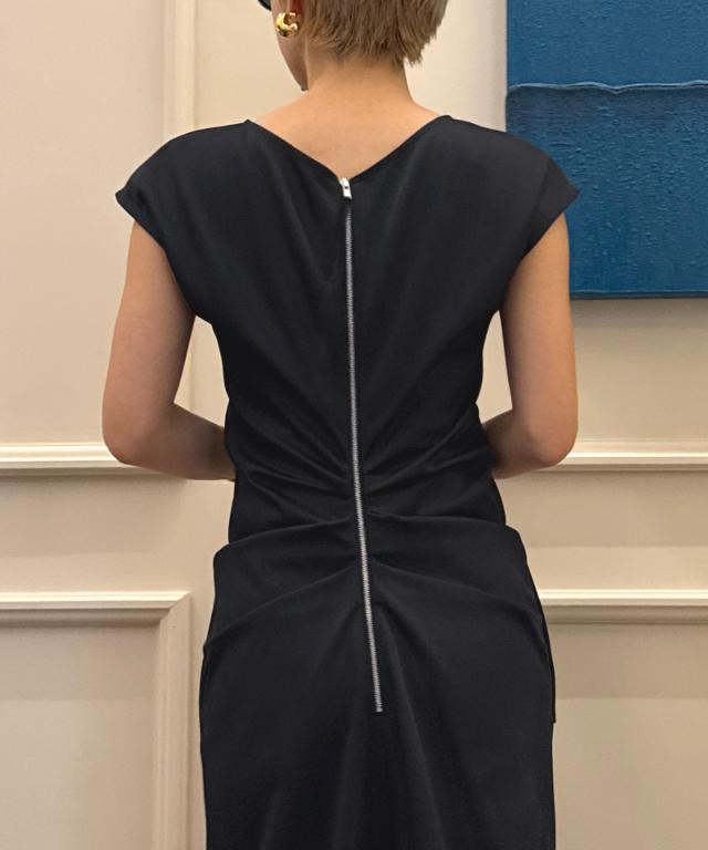 Iライン美シルエットワンピース_sty26ss-op47