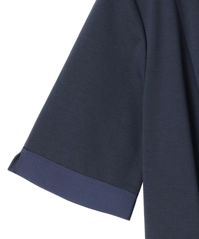 袖グログランカットソーワンピース_sty26ss-op54