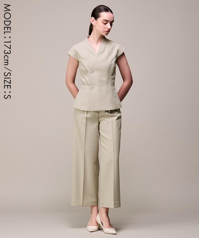 ワイド美脚パンツ（防シワ・UVカット機能生地）_sty26ss-pt08