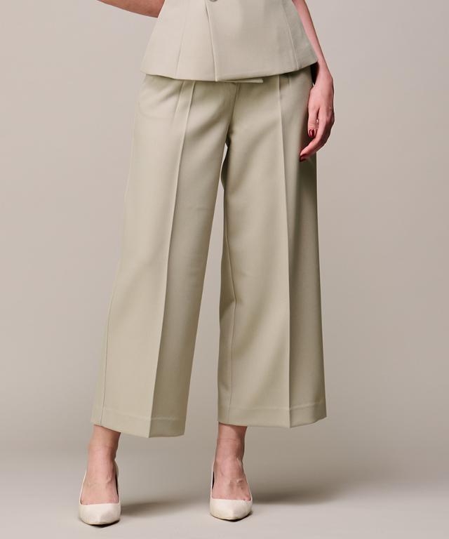 ワイド美脚パンツ（防シワ・UVカット機能生地）_sty26ss-pt08