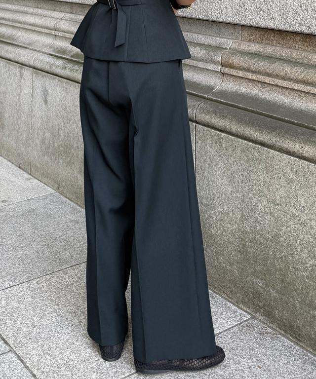 ワイド美脚パンツ（防シワ・UVカット機能生地）_sty26ss-pt08