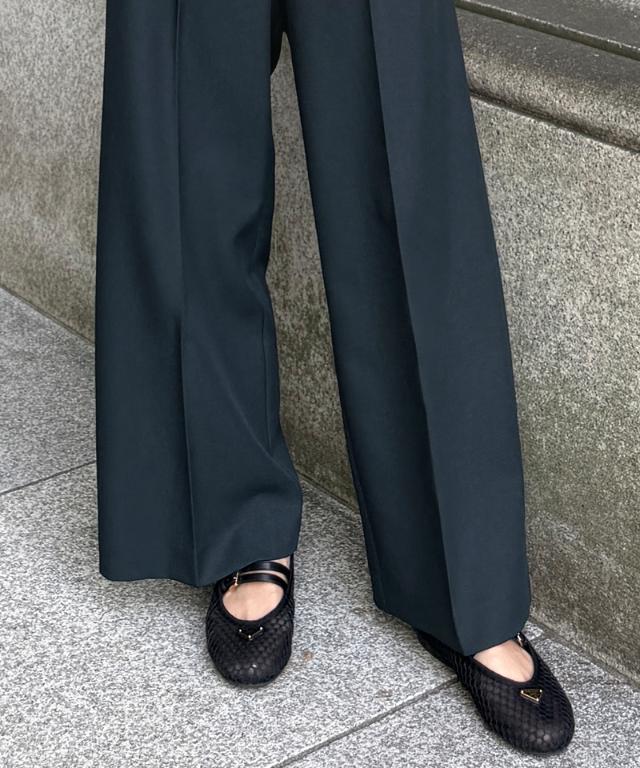 ワイド美脚パンツ（防シワ・UVカット機能生地）_sty26ss-pt08