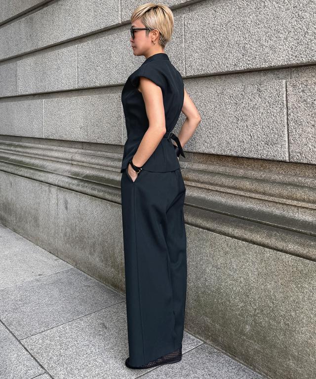 ワイド美脚パンツ（防シワ・UVカット機能生地）_sty26ss-pt08