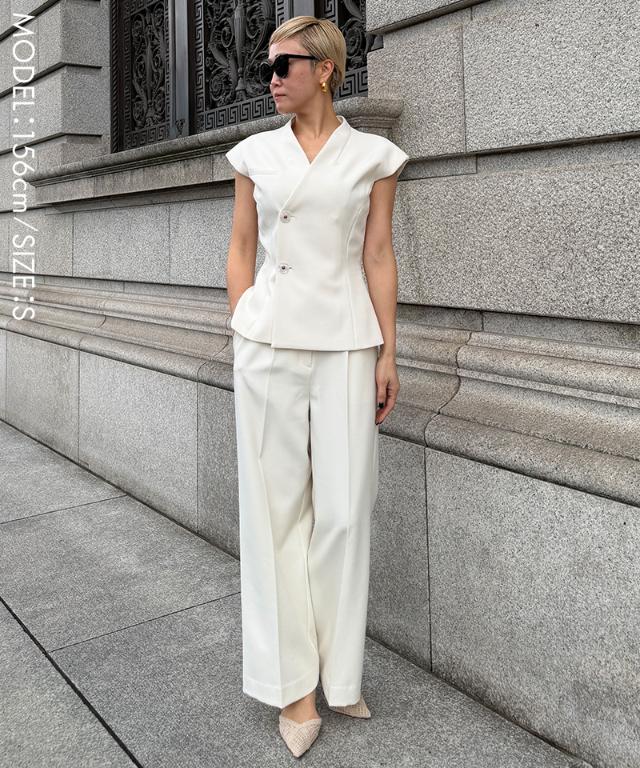 ワイド美脚パンツ（防シワ・UVカット機能生地）_sty26ss-pt08