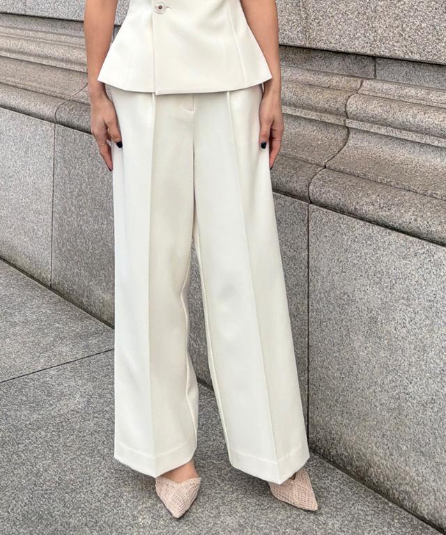 ワイド美脚パンツ（防シワ・UVカット機能生地）_sty26ss-pt08