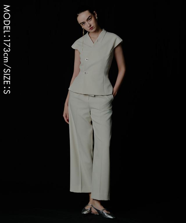 ワイド美脚パンツ（防シワ・UVカット機能生地）_sty26ss-pt08