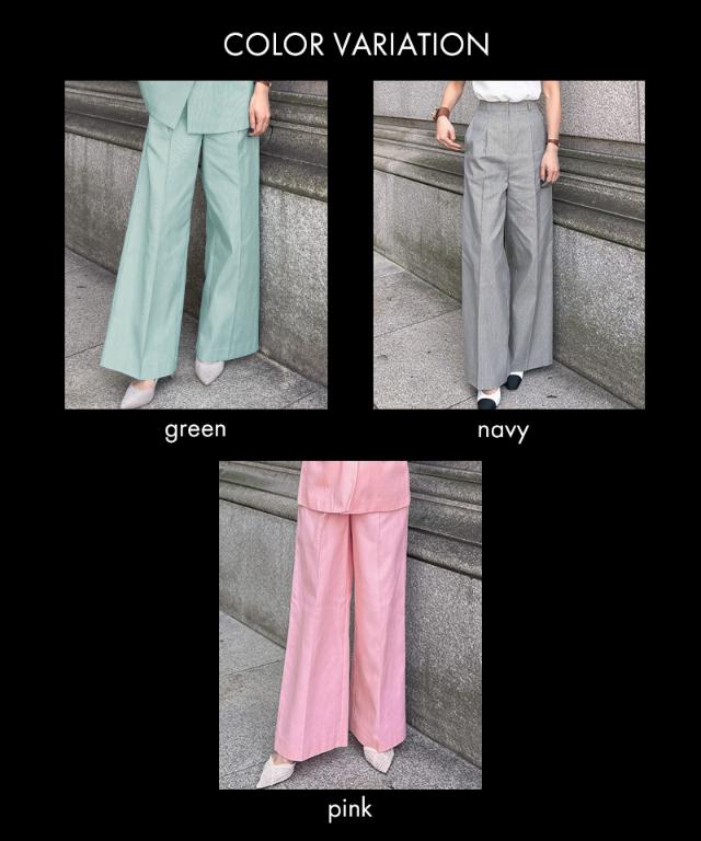 ストライプ美脚マリンパンツ（eco素材）_sty26ss-pt15