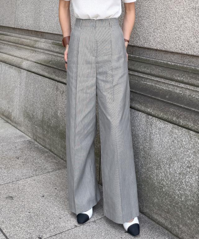 ストライプ美脚マリンパンツ（eco素材）_sty26ss-pt15