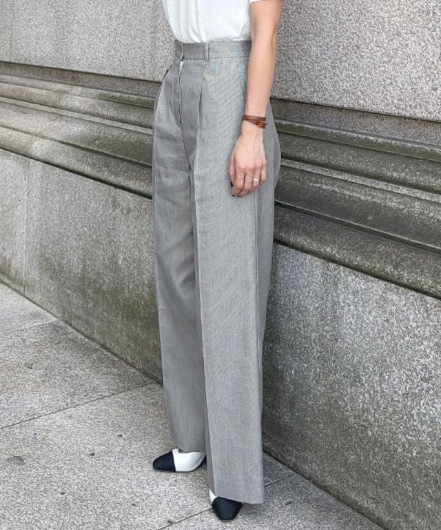 ストライプ美脚マリンパンツ（eco素材）_sty26ss-pt15