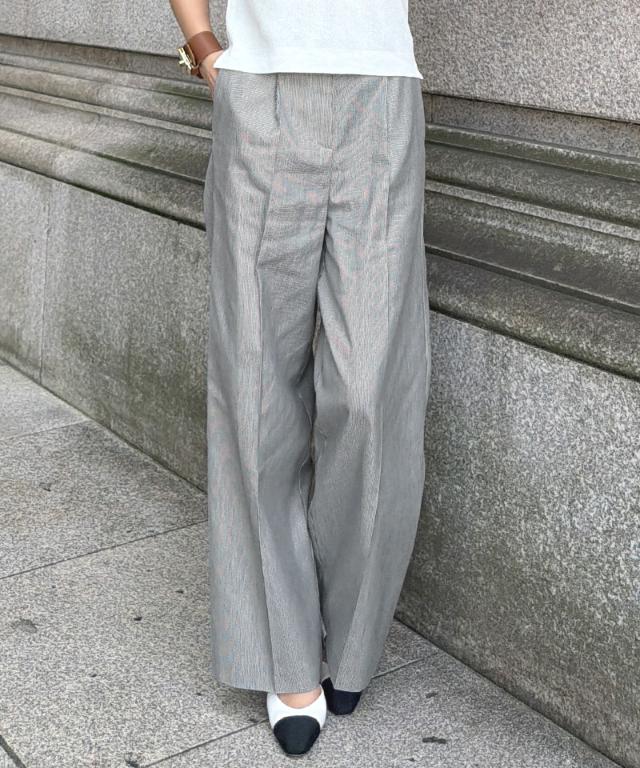 ストライプ美脚マリンパンツ（eco素材）_sty26ss-pt15