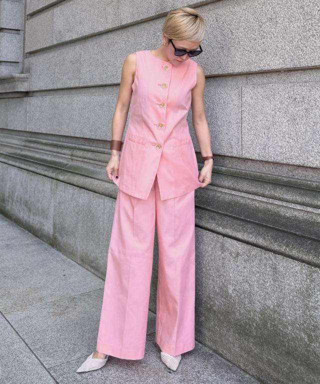 ストライプ美脚マリンパンツ（eco素材）_sty26ss-pt15