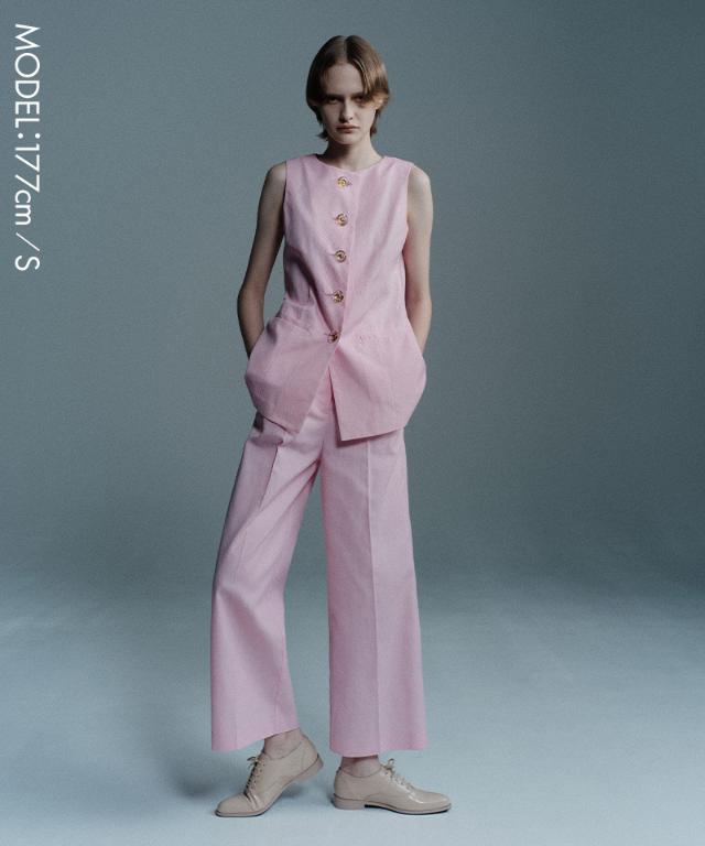 ストライプ美脚マリンパンツ（eco素材）_sty26ss-pt15