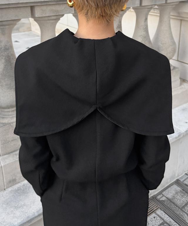 ショール風ジャンプスーツ（防シワ生地）_sty26ss-pt17