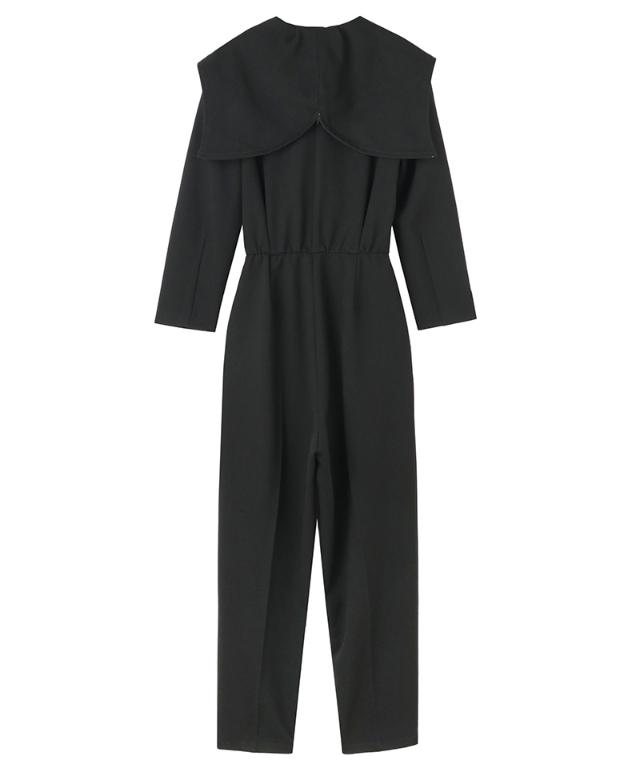 ショール風ジャンプスーツ（防シワ生地）_sty26ss-pt17