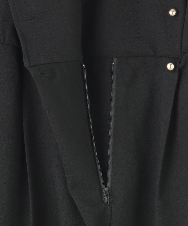 ショール風ジャンプスーツ（防シワ生地）_sty26ss-pt17