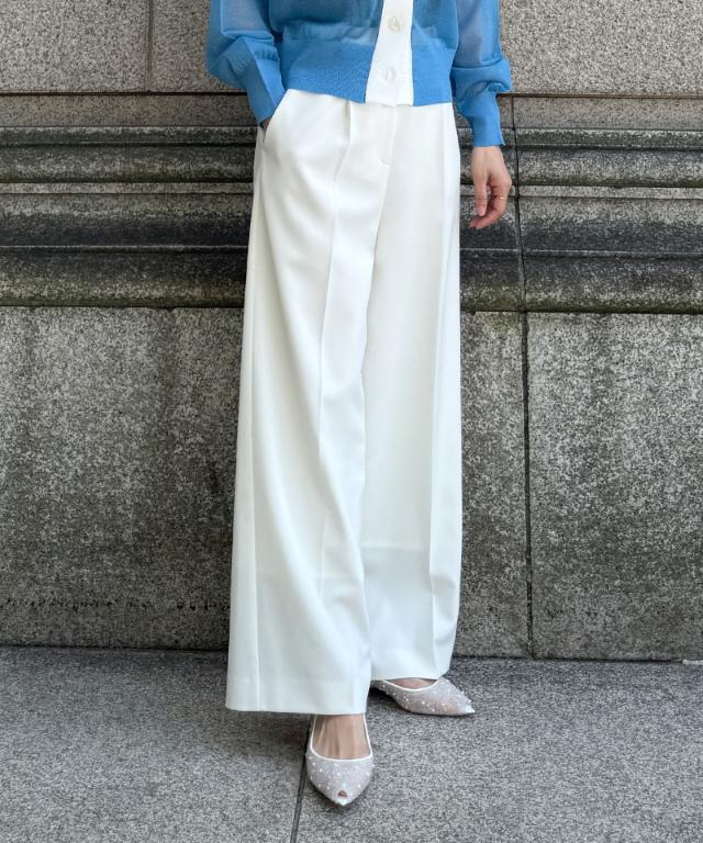 クール素材美脚ワイドパンツ(接触冷感・防シワ・UV)_sty26ss-pt22
