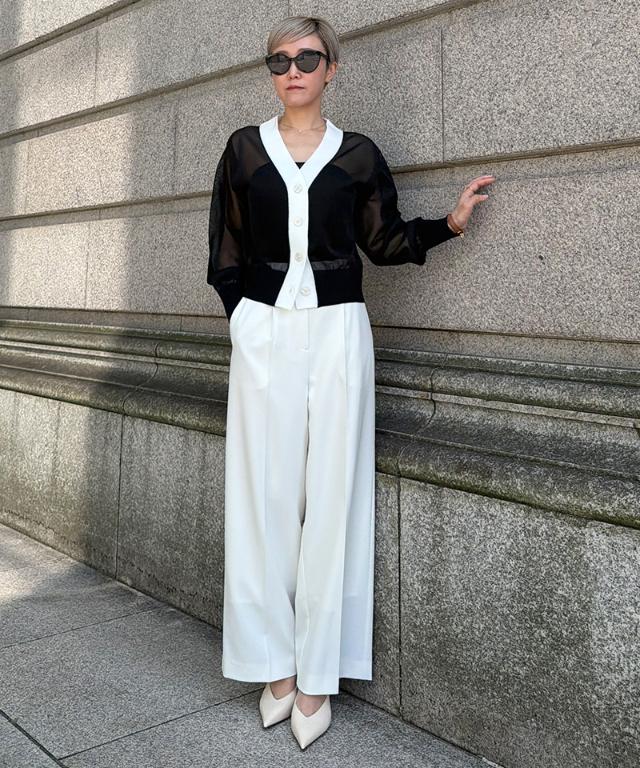 クール素材美脚ワイドパンツ(接触冷感・防シワ・UV)_sty26ss-pt22