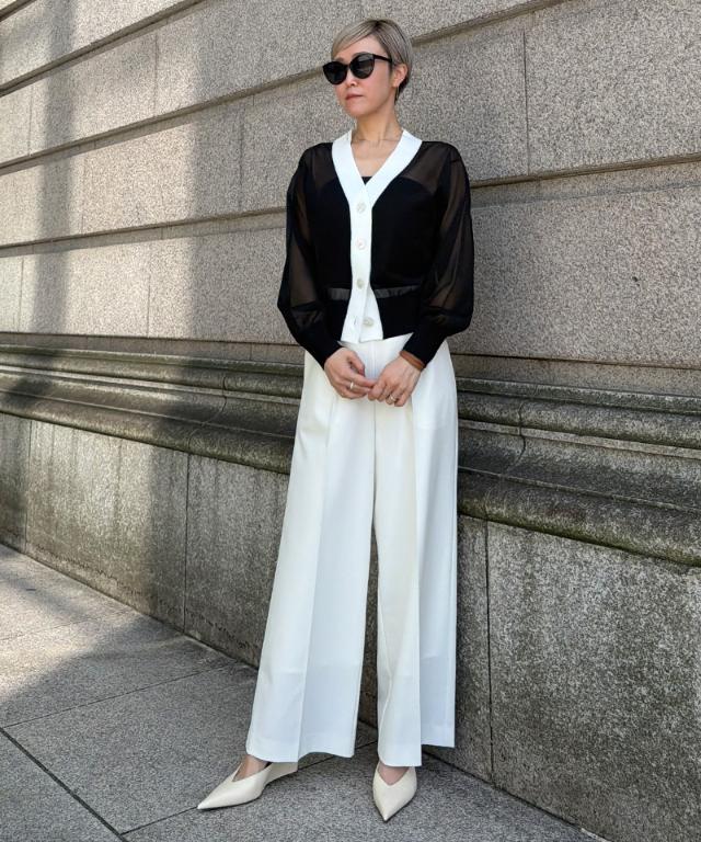 クール素材美脚ワイドパンツ(接触冷感・防シワ・UV)_sty26ss-pt22